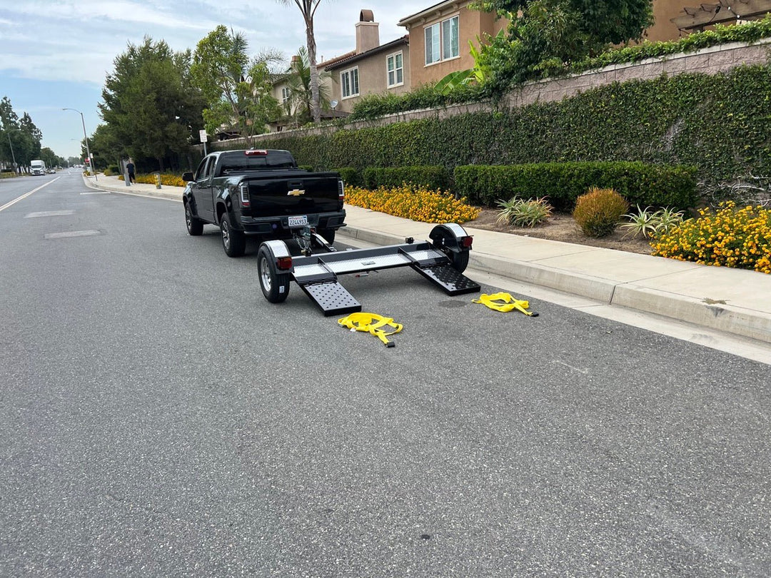 Premier Black & Chrome Tow Dolly