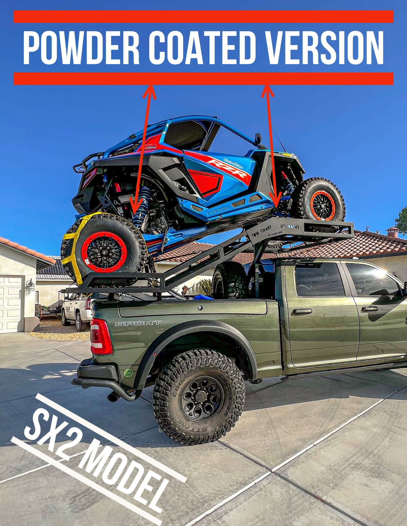 Utv Rack Trailer Aluminum SX UTV Rack – Tow Smart Trailers