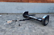 Demco Kar kaddy ss with surge brakes - Drum disc brakes tow dolly fenders are steel 