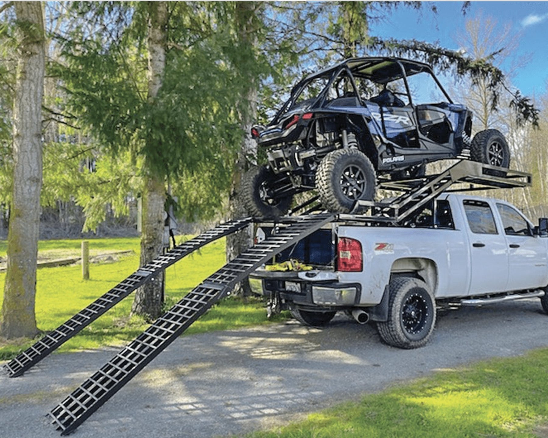 #1 UTV SXS Truck Racks | Free 12' Wide Ramps – Tow Smart Trailers