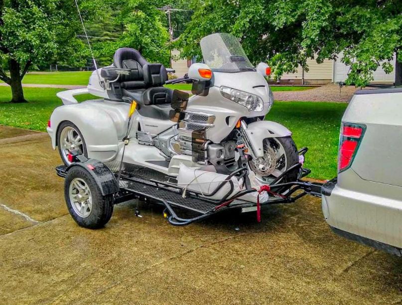 Trike/Spyder Ride-Up SRL Stand-Up Motorcycle Trailer