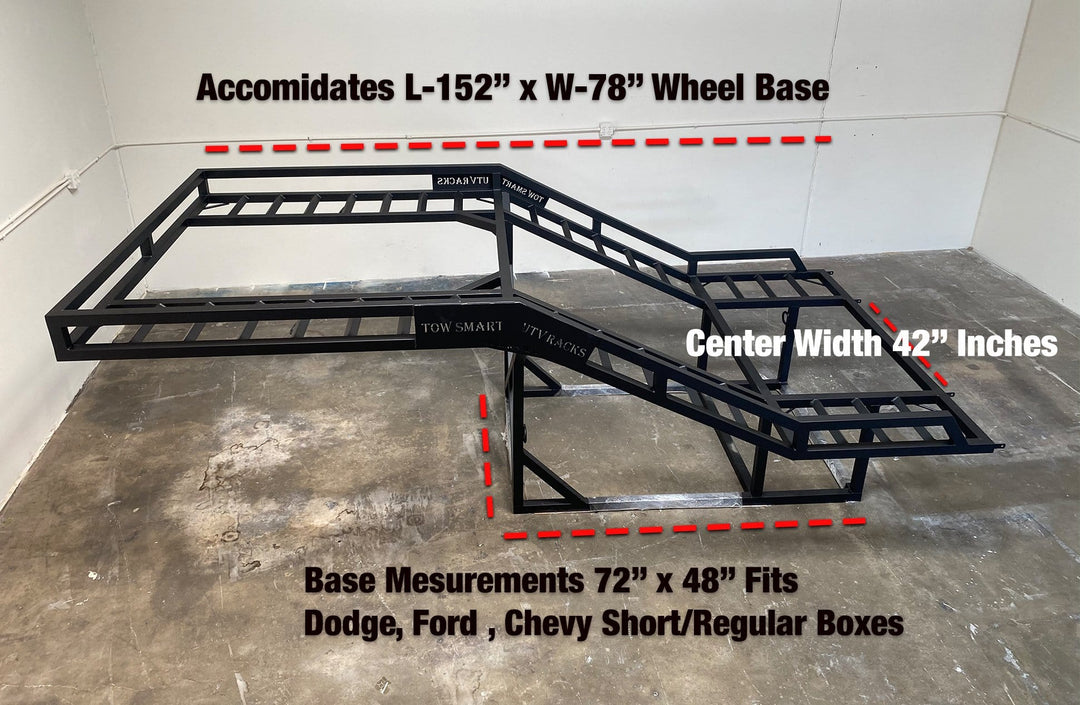 FOUR SEATER RACK MEAUSREMENTS