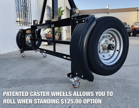 STAND UP EZ HAUL WITH CASTER WHEELS option