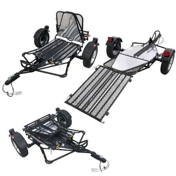 Stand Store Or Roll Alpha Sport Motorcycle Trailer