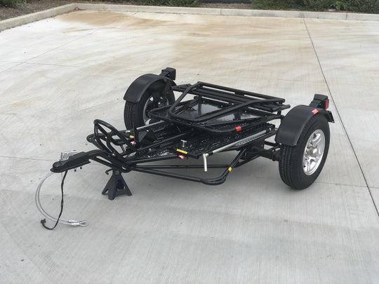 Stand Store Or Roll Alpha Sport Motorcycle Trailer