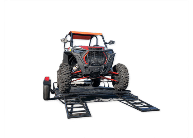 Ride up 6 x 10 Utility Trailer with foldable capability for storage 